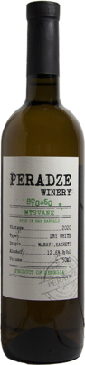 Mtsvane aged in oak barrels, Peradze Winery