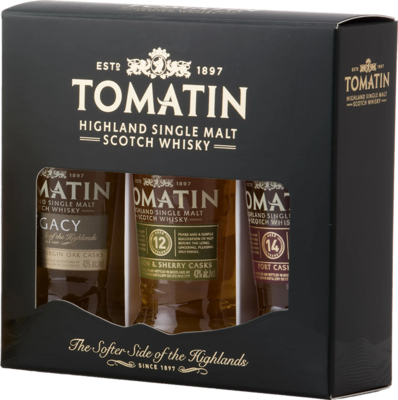 Tomatin Triple Pack Legacy, 12 Y.O., 14 Y.O.